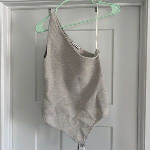 Abercrombie and Fitch one shoulder bodysuit. Size M.